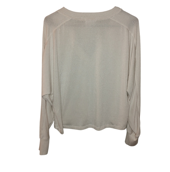 rag & bone Cream V-Neck Sweater - Picture 4 of 4
